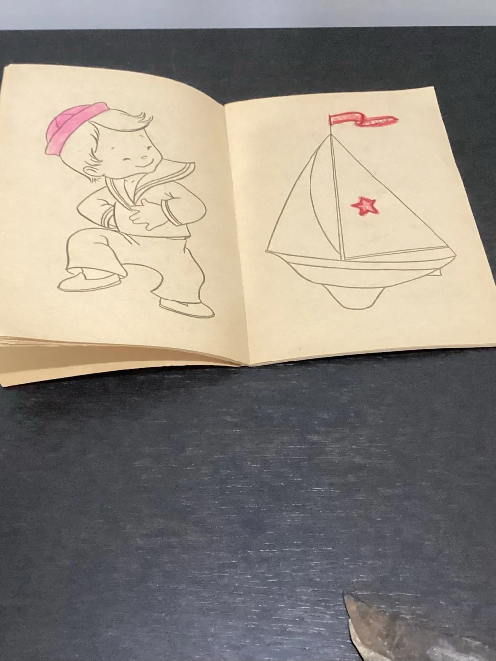 Coloring book vintage 1912 vintage